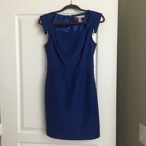 Blue shift dress
